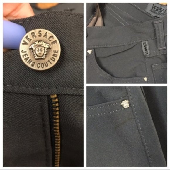 Versace Jeans Couture Sz 24 Straight Leg Pants 175 - Picture 8 of 8